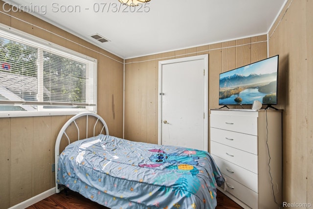 1472 Ready Ave, Burton, MI 48529 - bedroom with wood walls
