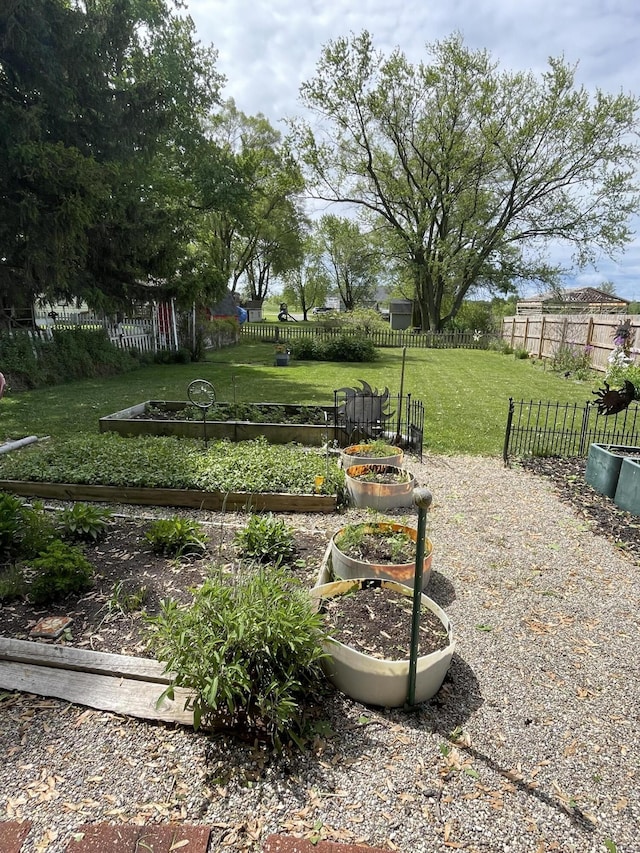 8441 Homerich Ave, Byron Center, MI 49315 - view of yard with a vegetable garden