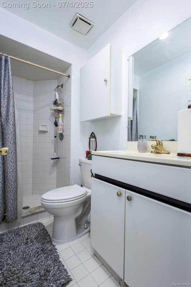 52448 Cedar Mill Dr, Macomb, MI 48042 - full bath featuring tile patterned floors, a stall shower, and vanity
