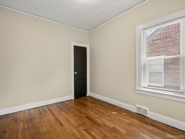 12667 Lauder St, Detroit, MI 48227 - unfurnished room with crown molding and wood-type flooring