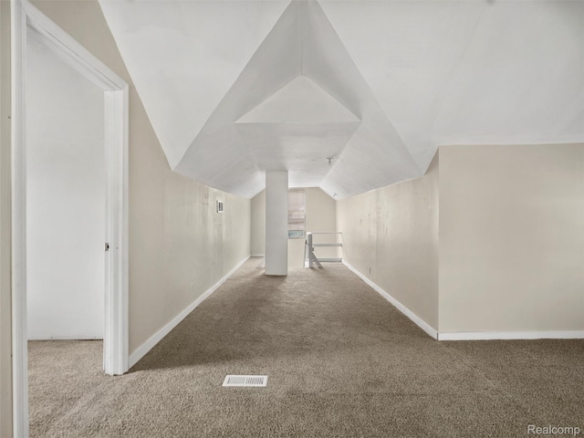 12667 Lauder St, Detroit, MI 48227 - bonus room featuring carpet flooring and vaulted ceiling