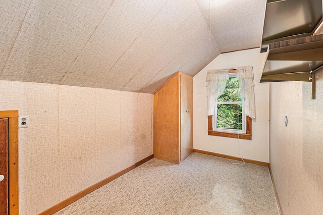 4293 N Schoenherr Rd, Fountain, MI 49410 - additional living space featuring lofted ceiling and carpet