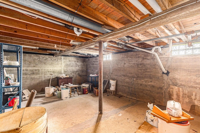 4293 N Schoenherr Rd, Fountain, MI 49410 - basement featuring healthy amount of natural light