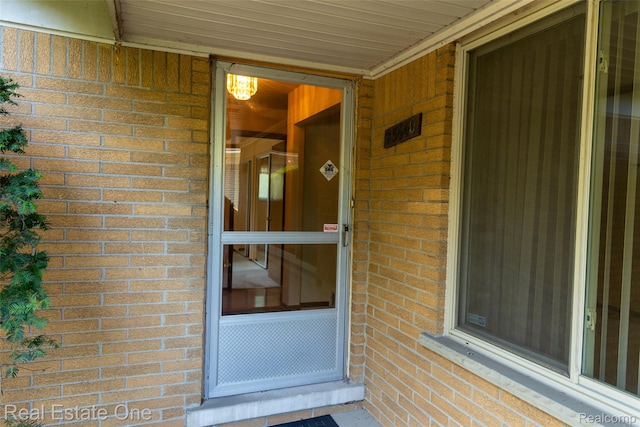 25640 Grand Concourse St, Southfield, MI 48075 - property entrance with brick siding
