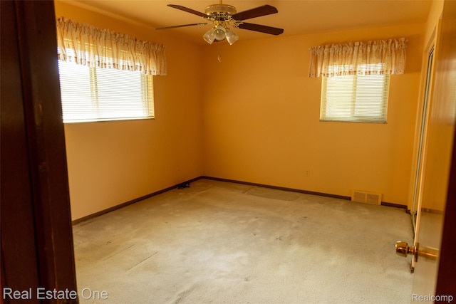 25640 Grand Concourse St, Southfield, MI 48075 - unfurnished room featuring plenty of natural light, carpet, and ceiling fan