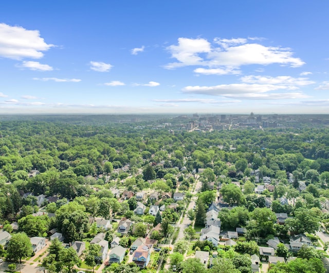 216 Kenwood Ave, Ann Arbor, MI 48103 - aerial view of a heavily wooded area