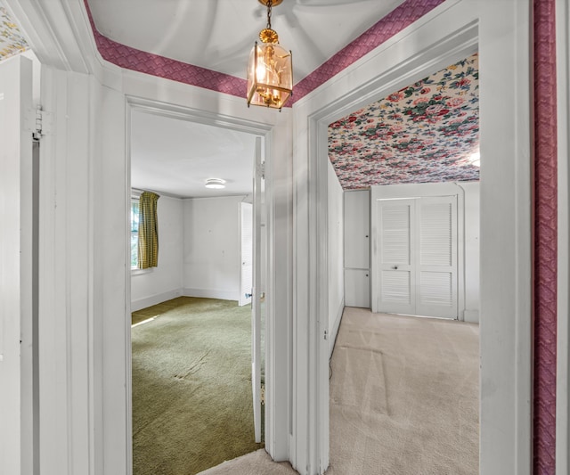 216 Kenwood Ave, Ann Arbor, MI 48103 - corridor featuring carpet floors