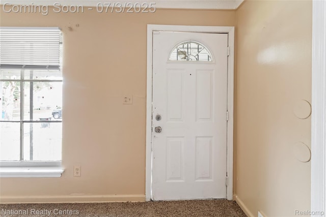 5981 University Pl, Detroit, MI 48224 - entryway with carpet and baseboards