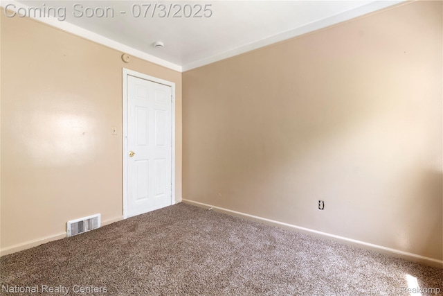 5981 University Pl, Detroit, MI 48224 - spare room with carpet flooring and a smoke detector