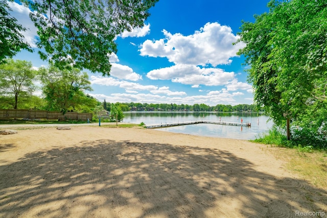 6674 Balmoral Ter, Clarkston, MI 48346 - water view with a boat dock