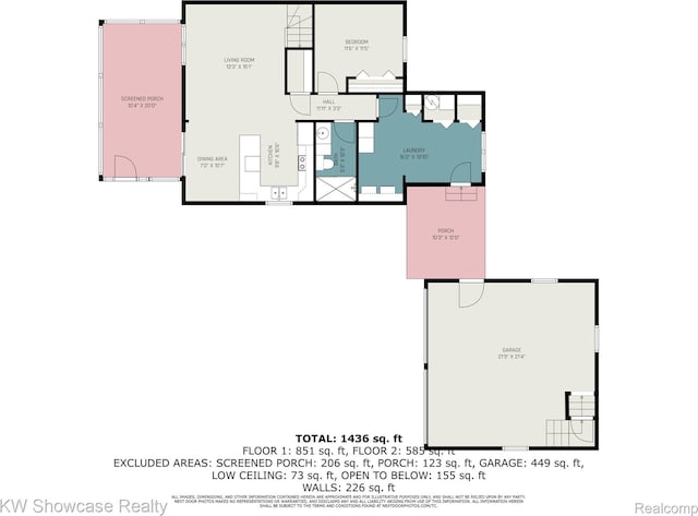 699 W Cherry Creek Rd, Mio, MI 48647 - view of property floor plan