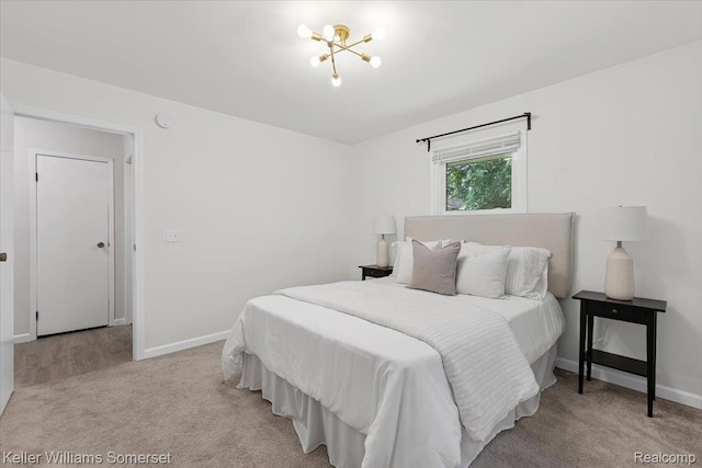 22281 Poinciana St, Southfield, MI 48033 - bedroom featuring light carpet and baseboards