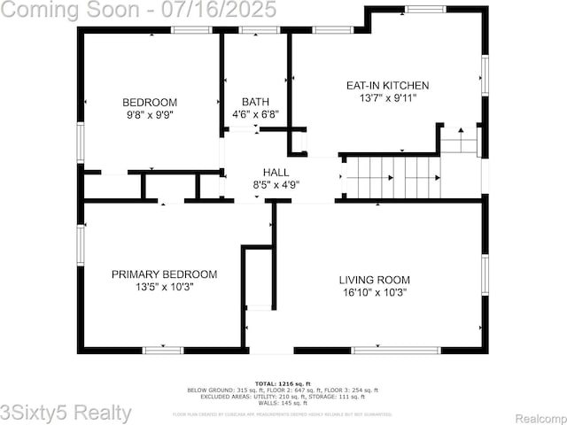 2133 Bailey St, Dearborn, MI 48124 - view of property floor plan