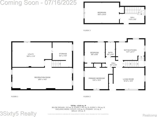 2133 Bailey St, Dearborn, MI 48124 - view of home floor plan