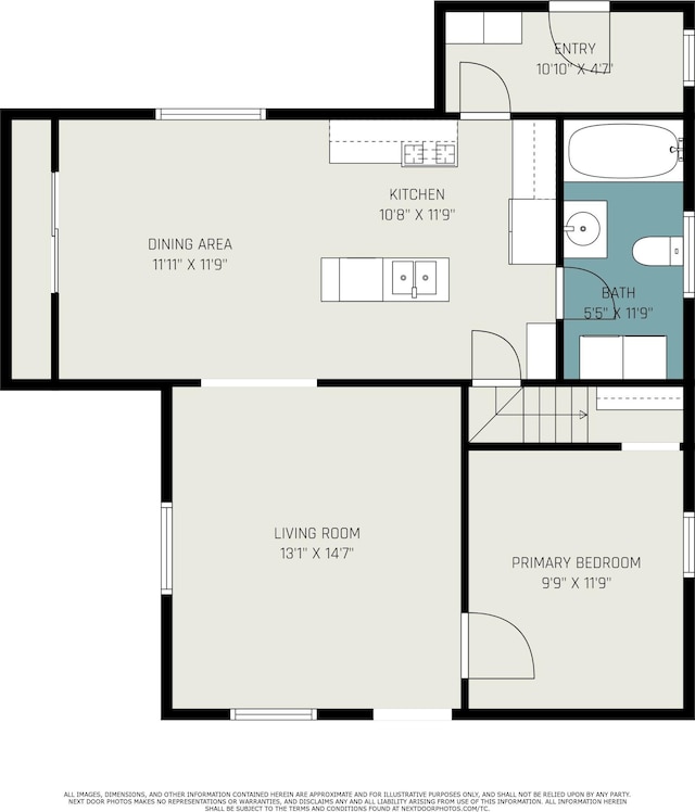 407 W Pine St, Big Rapids, MI 49307 - view of home floor plan