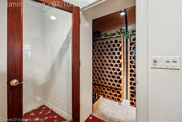 18878 Oak Leaf Ln, Northville, MI 48168 - wine area featuring baseboards