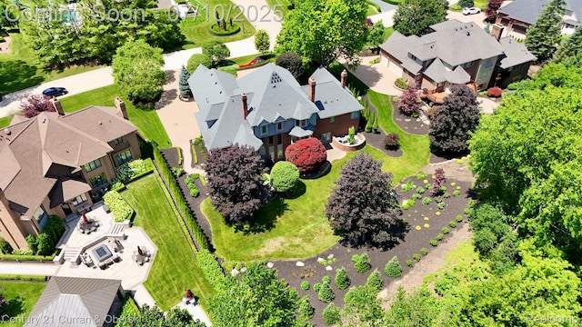 18878 Oak Leaf Ln, Northville, MI 48168 - aerial view of residential area