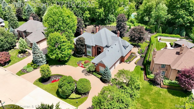 18878 Oak Leaf Ln, Northville, MI 48168 - aerial view of residential area