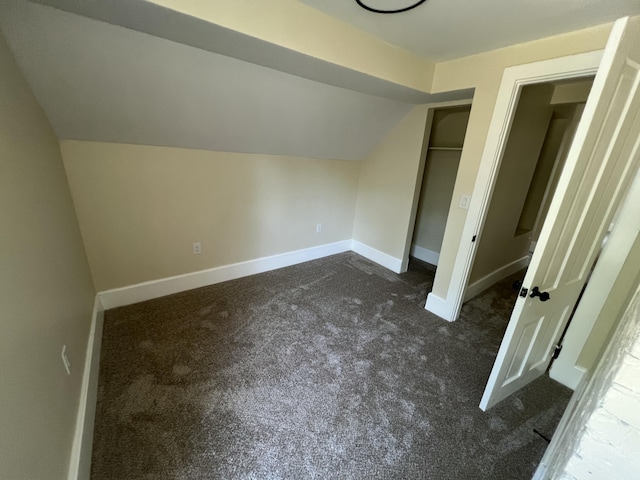 717 Watson St SW, Grand Rapids, MI 49504 - bonus room with dark carpet and vaulted ceiling