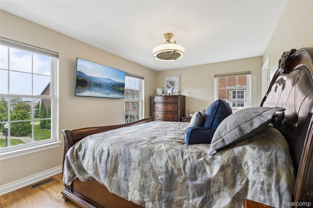 750 2nd St Unit 27, Wyandotte, MI 48192 - bedroom featuring multiple windows and wood finished floors