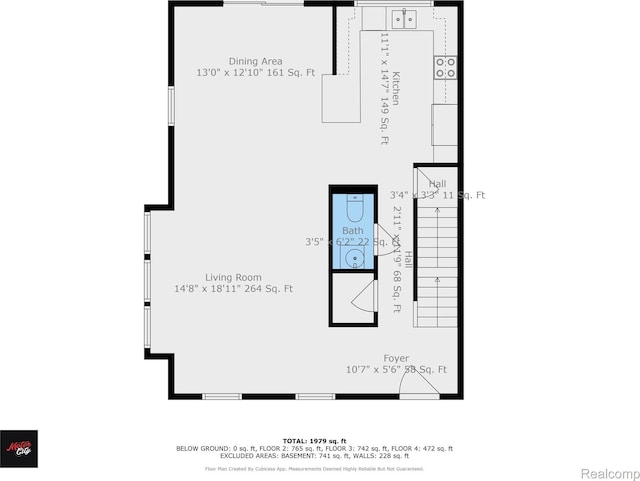 750 2nd St Unit 27, Wyandotte, MI 48192 - view of room layout