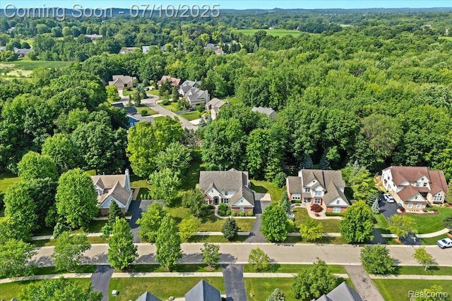 4583 Racewood Dr, Commerce Twp, MI 48382 - aerial overview of property's location featuring nearby suburban area