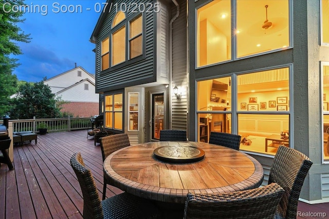 4583 Racewood Dr, Commerce Twp, MI 48382 - deck with outdoor dining space