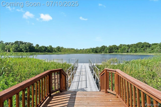 4583 Racewood Dr, Commerce Twp, MI 48382 - dock area with a water view