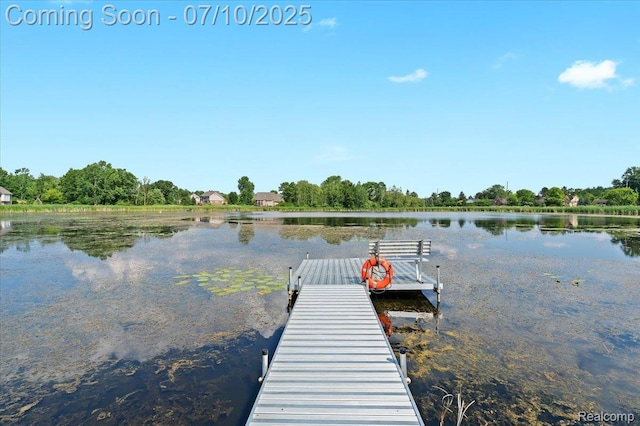 4583 Racewood Dr, Commerce Twp, MI 48382 - dock area with a water view