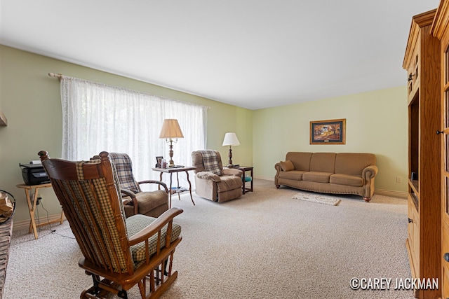 3910 Walker Ave NW, Grand Rapids, MI 49544 - carpeted living area featuring baseboards