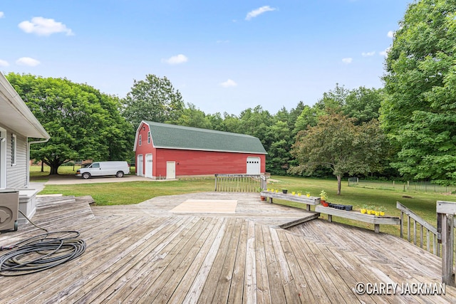 3910 Walker Ave NW, Grand Rapids, MI 49544 - deck featuring a yard and an outdoor structure