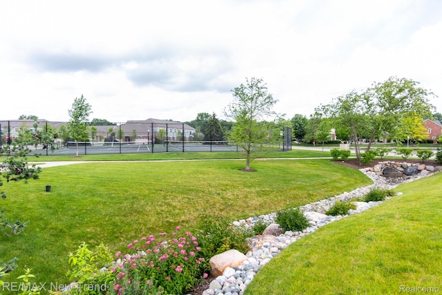 45929 Graystone Ln, Canton, MI 48187 - view of yard featuring a tennis court