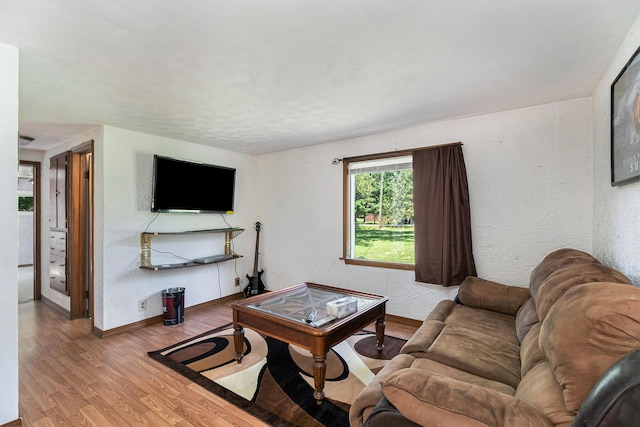 1982 Mckinley St, Kalamazoo, MI 49004 - living room with wood finished floors and baseboards