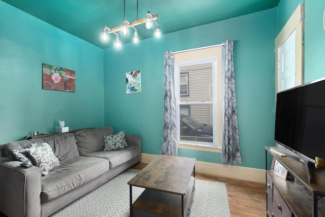 1607 Center Ave NE, Grand Rapids, MI 49505 - living room with wood finished floors and baseboards