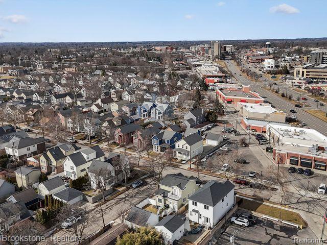 1106 Bennaville Ave, Birmingham, MI 48009 - aerial overview of property's location