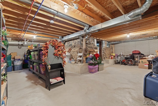 3224 Sand Creek Highway, Adrian, MI 49221 - view of unfinished basement