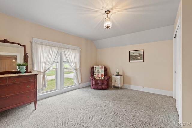 3224 Sand Creek Highway, Adrian, MI 49221 - sitting room with carpet and lofted ceiling
