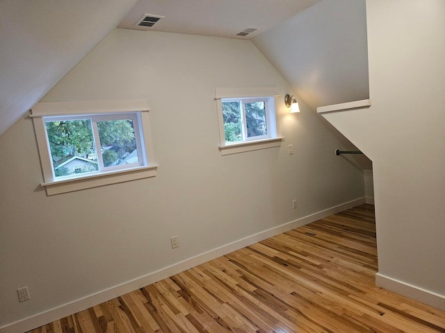 46 Lowell Ave NE, Grand Rapids, MI 49503 - additional living space featuring lofted ceiling and light wood-type flooring