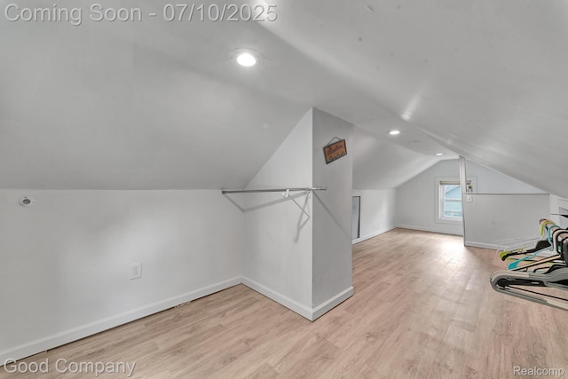 36149 Schley Ave, Van Buren, MI 48186 - bonus room with vaulted ceiling, wood finished floors, and recessed lighting