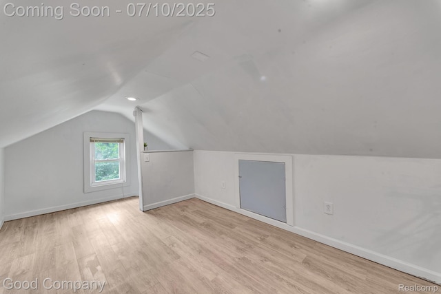 36149 Schley Ave, Van Buren, MI 48186 - bonus room featuring wood finished floors and vaulted ceiling