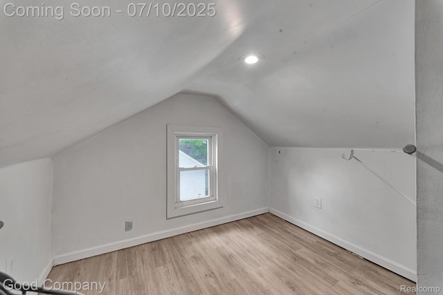 36149 Schley Ave, Van Buren, MI 48186 - bonus room featuring wood finished floors and vaulted ceiling