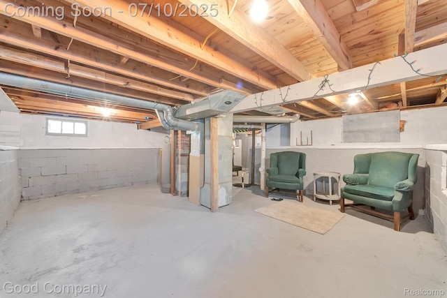 36149 Schley Ave, Van Buren, MI 48186 - below grade area featuring heating unit