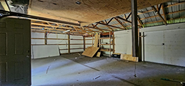 4433 Elm St, New Era, MI 49446 - view of garage