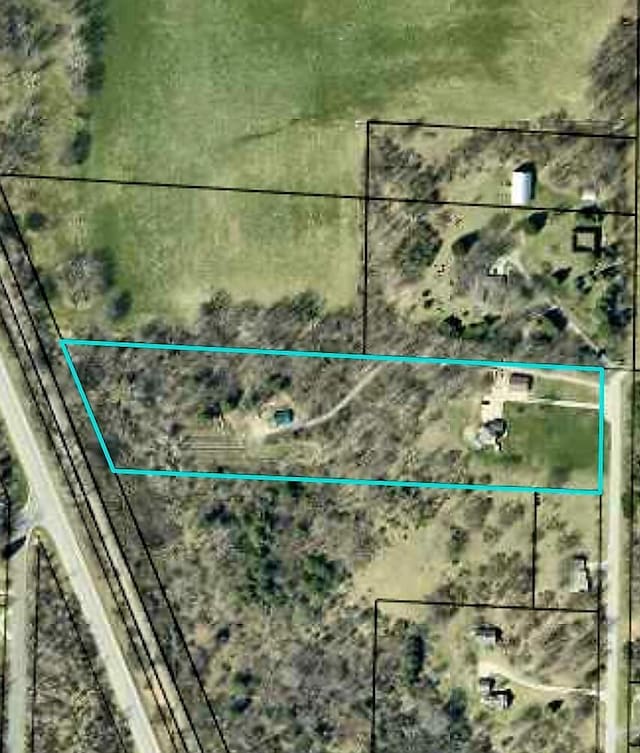 4433 Elm St, New Era, MI 49446 - map of property location featuring property parcel outlined