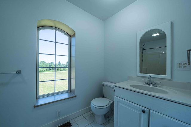 4433 Elm St, New Era, MI 49446 - bathroom featuring vanity and tile patterned floors