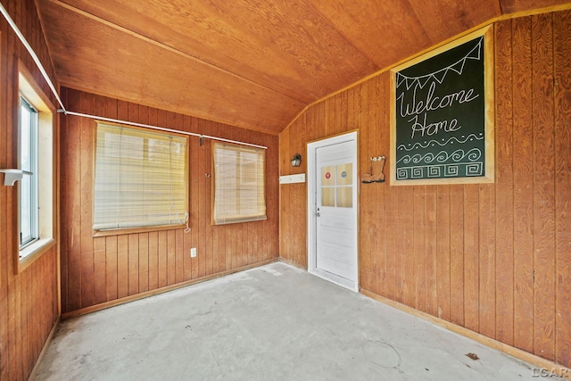 309 E Logan St, Tecumseh, MI 49286 - unfurnished sunroom with vaulted ceiling