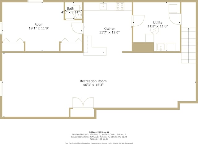 120 Sunburst Dr, Frankenmuth, MI 48734 - view of room layout