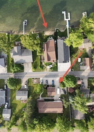 296 Lyon Lake Rd, Marshall, MI 49068 - aerial view of property and surrounding area featuring nearby suburban area