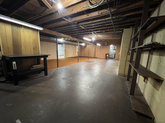 2244 Shannon Dr, Adrian, MI 49221 - view of unfinished below grade area
