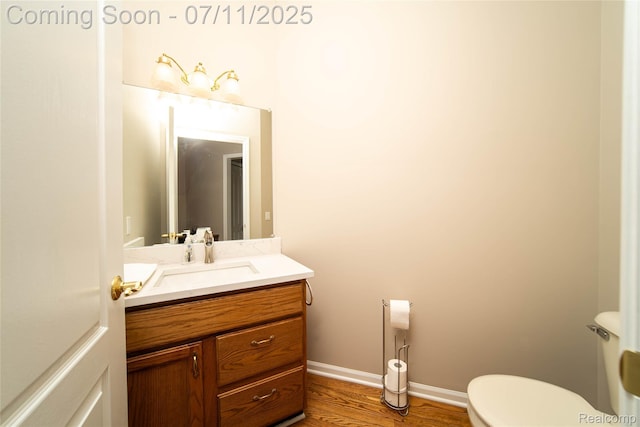 24145 Windridge Ln, Novi, MI 48374 - bathroom with vanity and wood finished floors